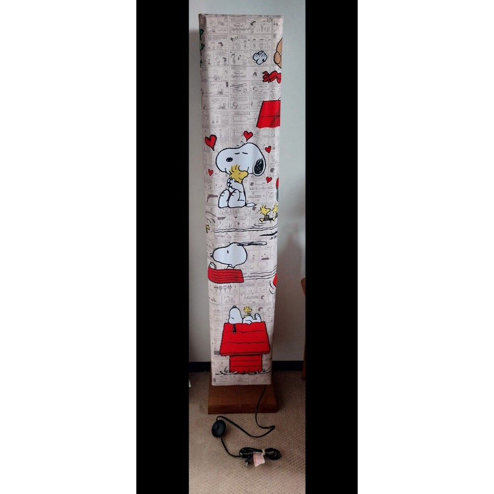Rare Peanuts Snoopy Floor Lamp Bradford Exchange Limited Edition Registered